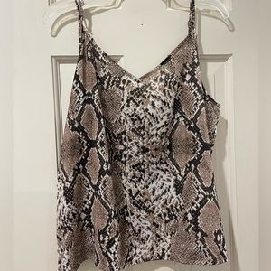 Snake skin cami